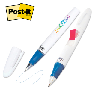 Post-it® Flag and Pens with Blue Ink