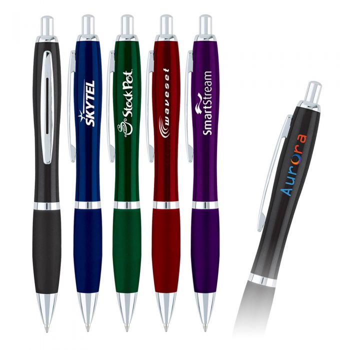 Promotional Curvaceous Metal Ballpoint Pens