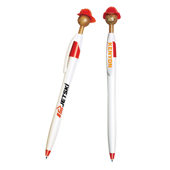 Promotional Fire Chief Smilez Pens - Medium Tones