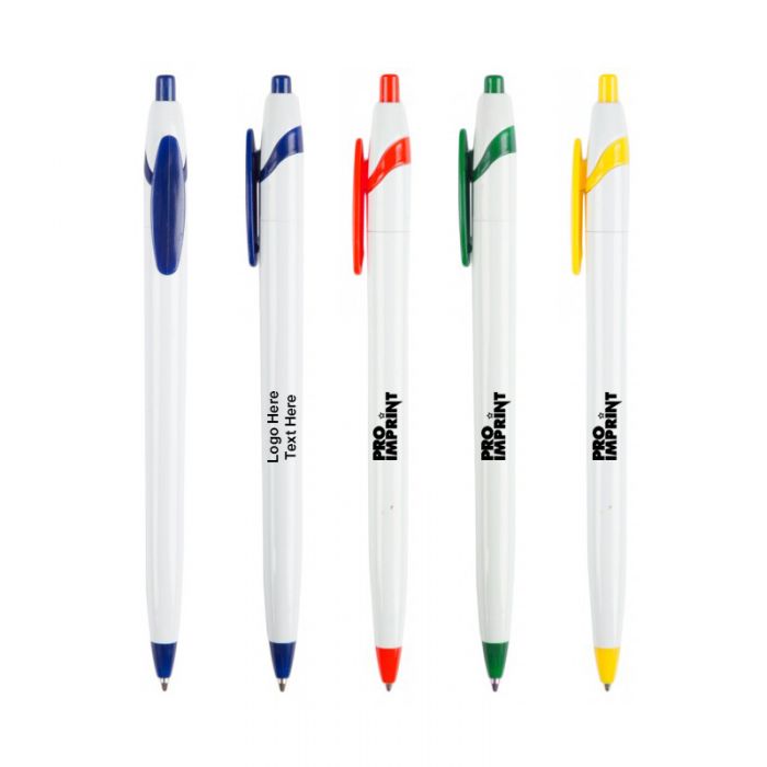 Promotional Logo Lavella Click Action Plastic Pens