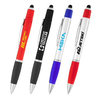 rABS Satin Stylus Pens with Spin Top