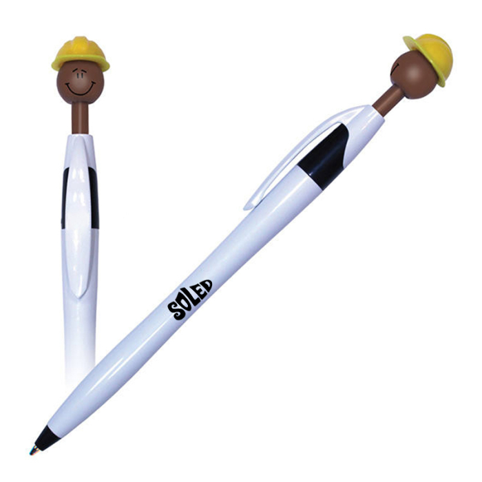 Promotional Safety Wild Smilez Pens - Dark Tone