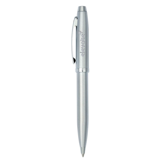 Sheaffer® Personalized 100 Brushed Chrome Ballpoint Pens