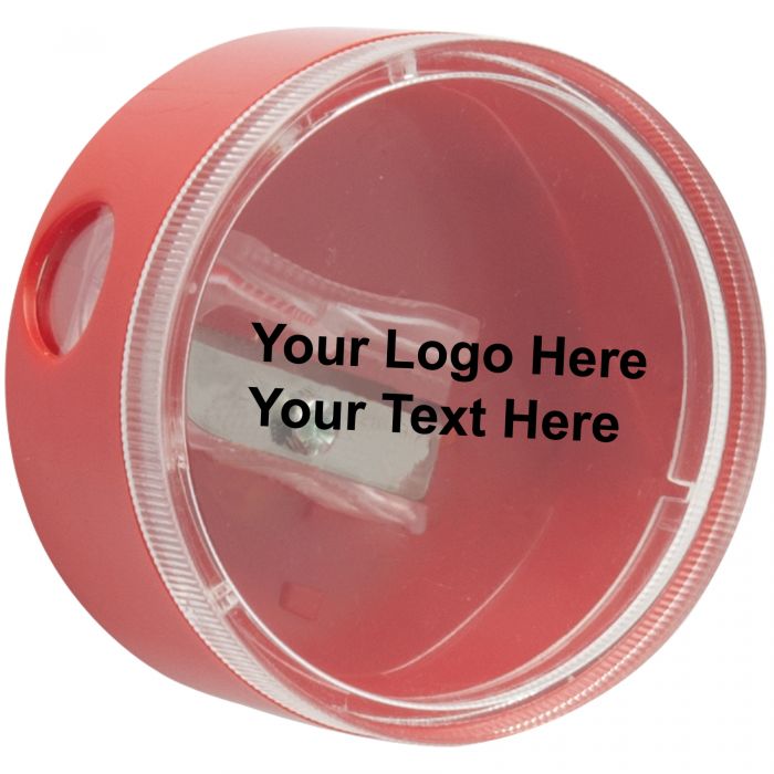 Logo Imprinted Round Shaped Pencil Sharpeners