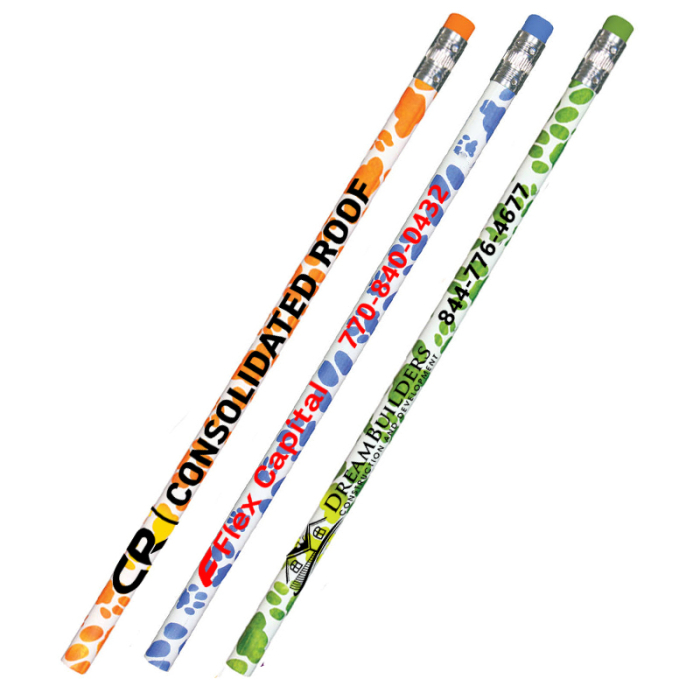 Paw Print Mood™ Customized Pencils