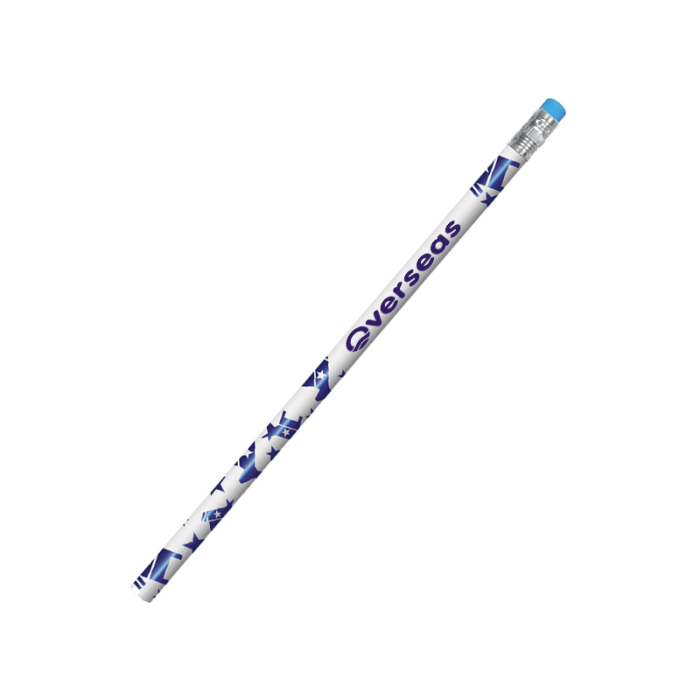 Personalized Political Foil Pencils - Democrat