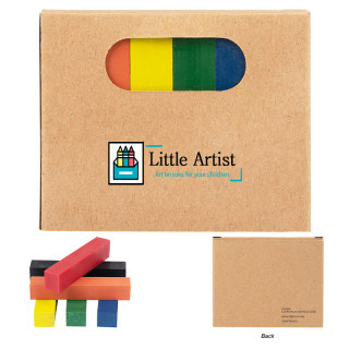 6 Piece Rectangular Crayon Sets