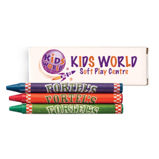 Customized 3 Pack Crayons Boxes