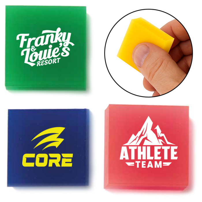Promotional Square Translucent Erasers