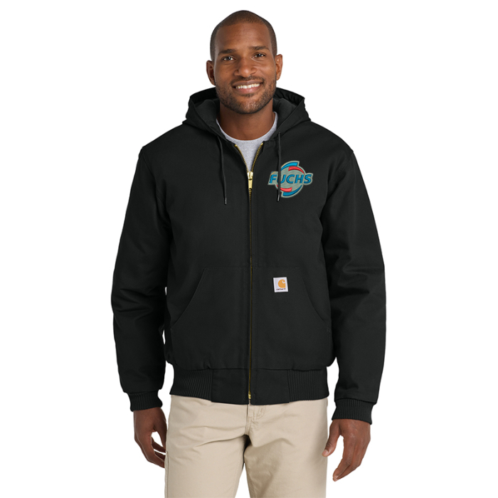 Custom Carhartt® Tall Quilted-Flannel-Lined Duck Active Jacks