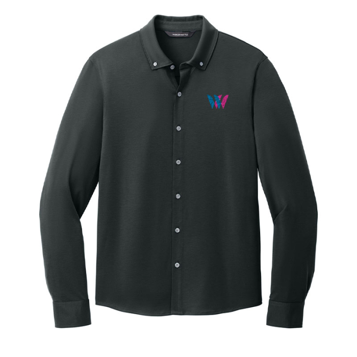 Custom Mercer Mettle® Stretch Jersey Long Sleeve Shirts