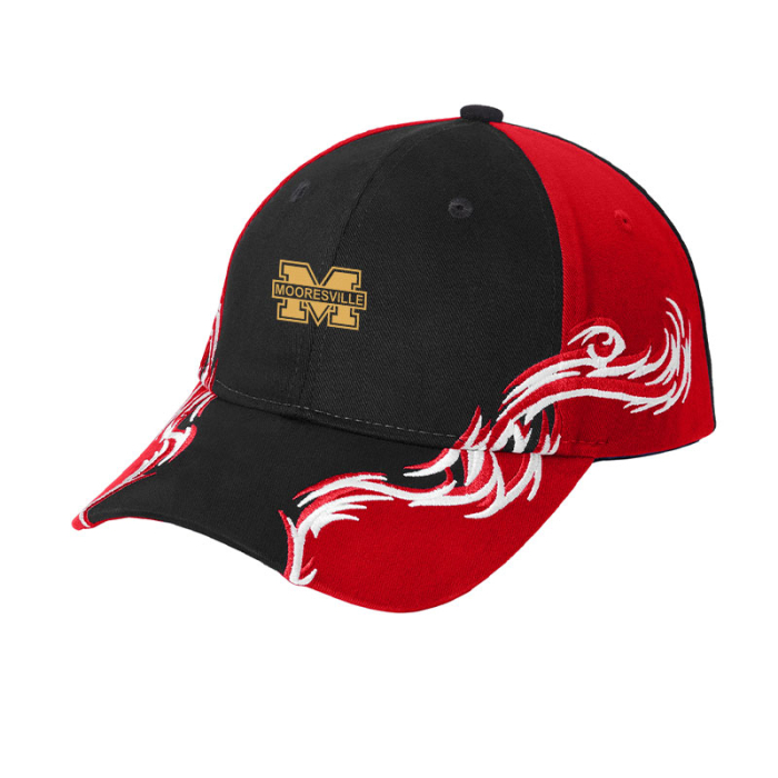 Custom Port Authority® Colorblock Racing Cap with Flames