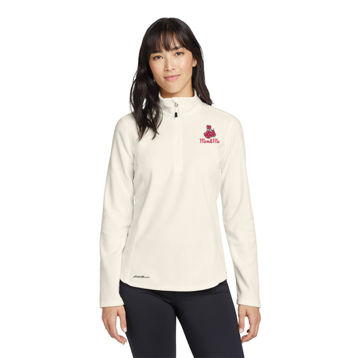 Custom Printed Eddie Bauer® Women's Half Zip Microfleece Jackets