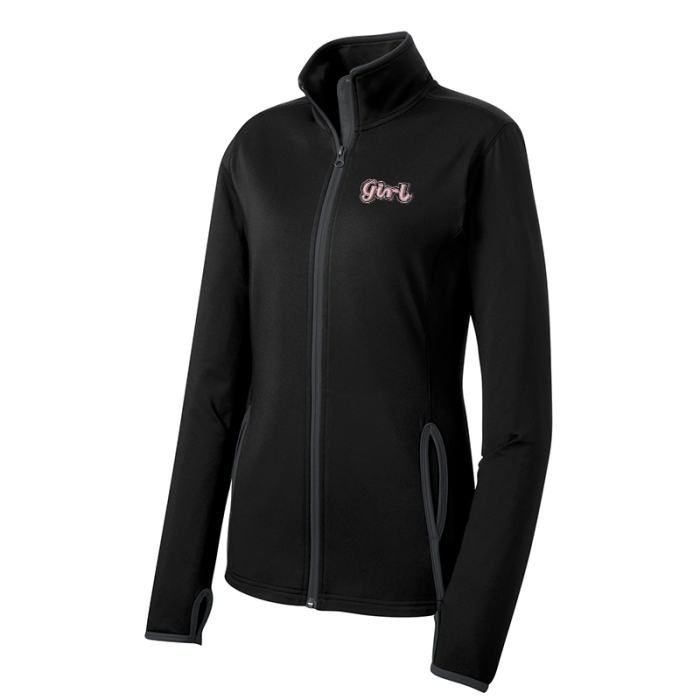 Custom Printed Sport-Tek® Women's Sport-Wick® Stretch Contrast Full-Zip Jackets