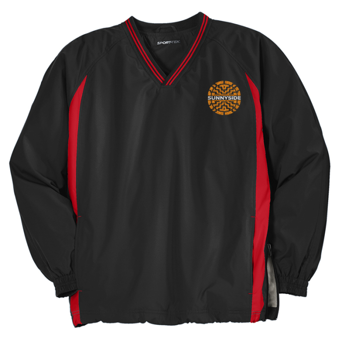 Custom Sport-Tek® Tipped V-Neck Raglan Wind Shirts