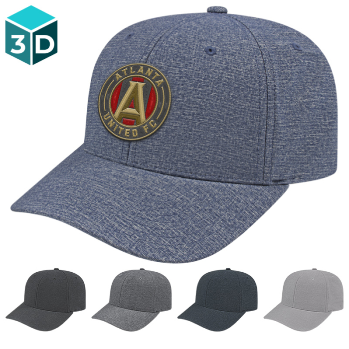 Customized C A Flexfit 110 Melange Snap Back Caps