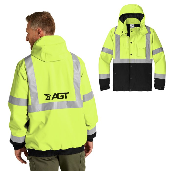 Customized CornerStone® ANSI 107 Class 3 Waterproof Insulated Ripstop Bomber Jackets