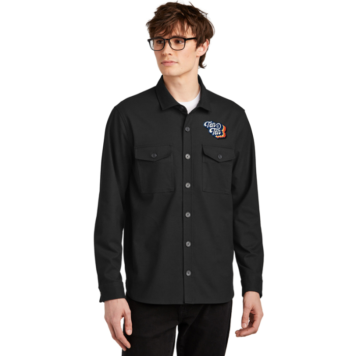 Customized Mercer Mettle® Long Sleeve Twill Overshirts