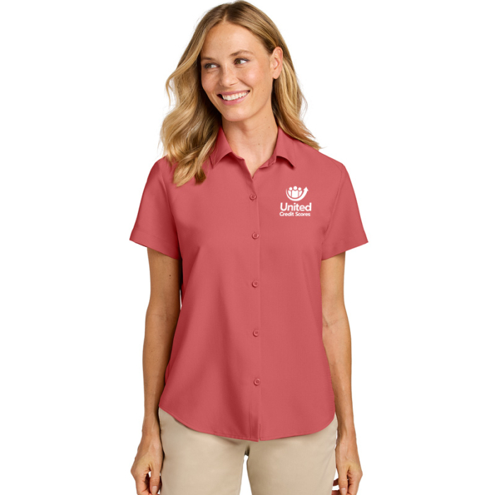 Customized Port Authority® Women's Short Sleeve UV Dockside Shirts