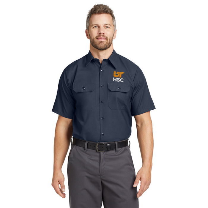 Customized Red Kap® Short Sleeve Solid Ripstop Shirts