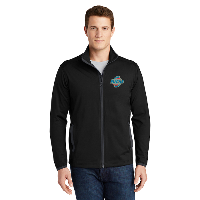 Customized Sport-Tek® Sport-Wick® Stretch Contrast Full-Zip Jackets