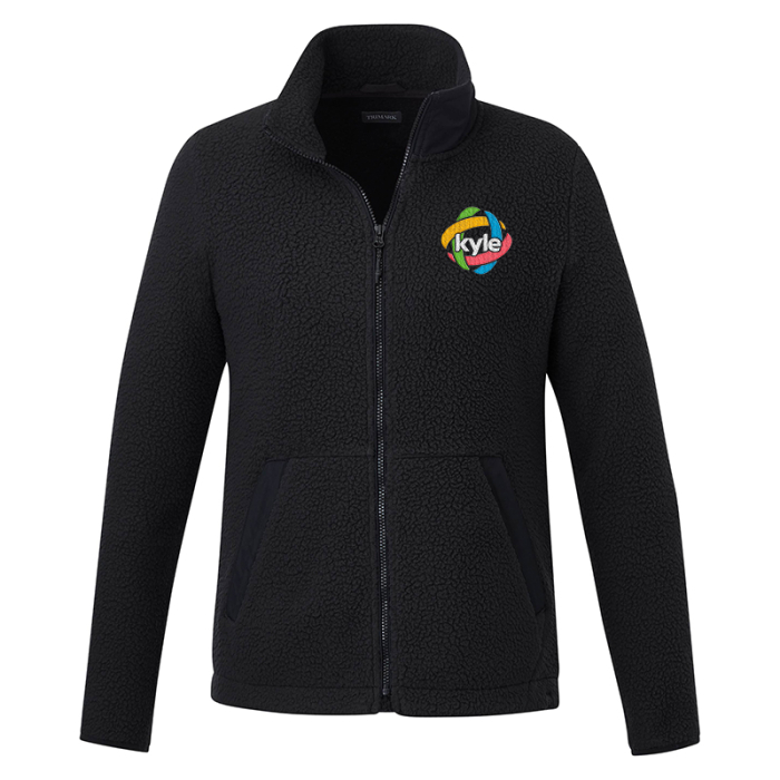 Elevate Custom Printed Women's KAHUZI Eco Full Zip Sherpa Jackets