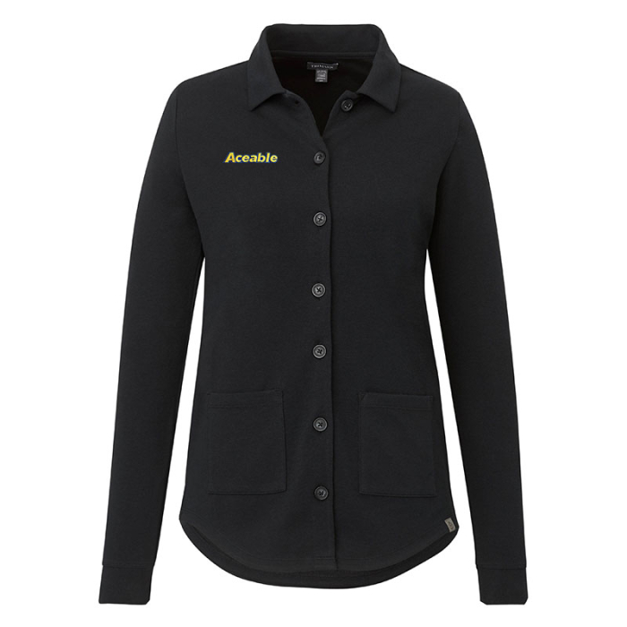 Elevate Custom Printed Women's RIGI Eco Knit Button Cardigans