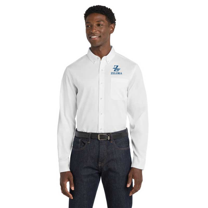Port Authority® Imprinted Long Sleeve SuperPro React Twill Shirts