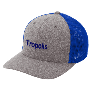 Port Authority® Flexfit® Melange Mesh Back Trucker...