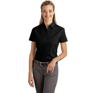 Port Authority® Ladies Short Sleeve Easy Care...