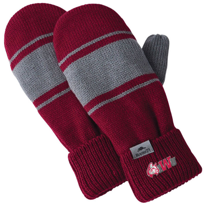 Roots73 Imprinted Unisex HEMLOCK Knit Mitts