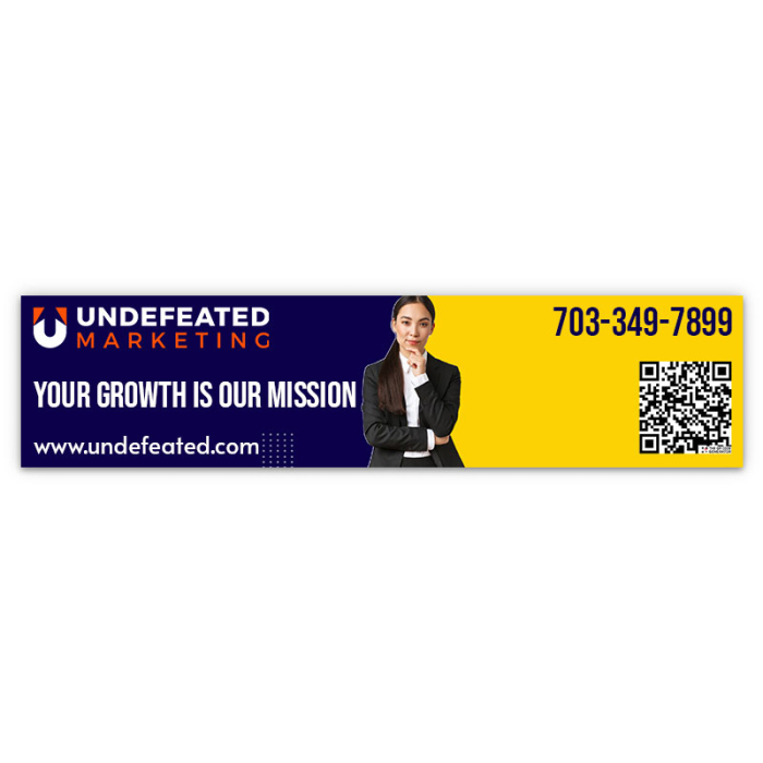 11.5x2.75 Inch Custom Full Color Magnets