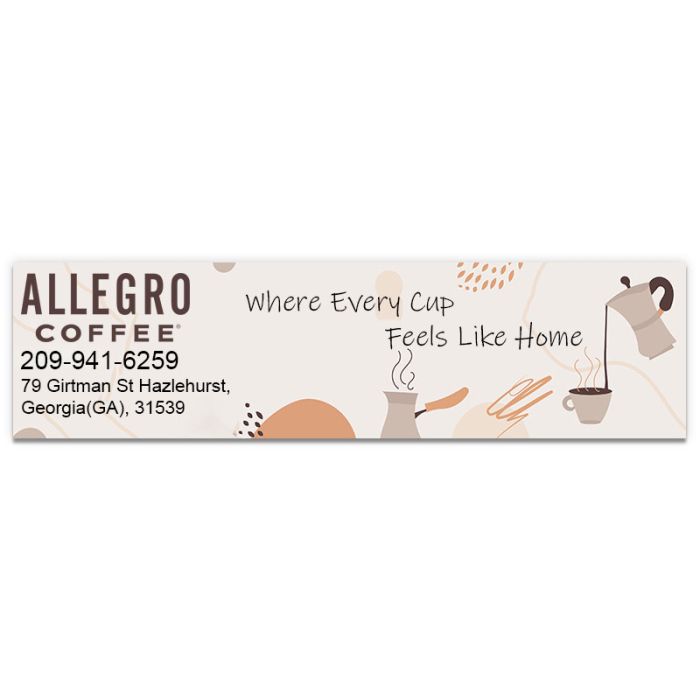 Custom 11.5x3 Inch Full Color Magnets