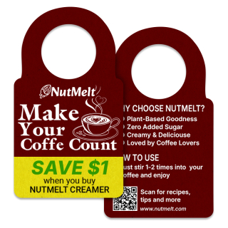 2.618x4.743 Inch Full Color Double Sided Bottle Hangers -...