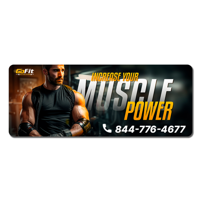 Custom 2.25x5.75 Inch Full Color Magnets