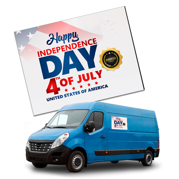 24x18 Custom Political Magnetic Car Signs Magnets - Outdoor & Car Magnets 30 Mil