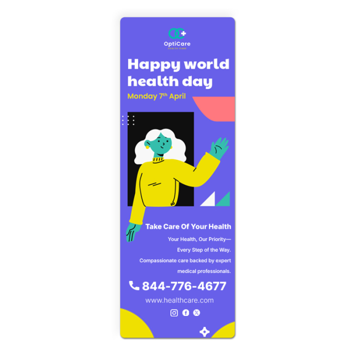 Custom 2.5x7 Inch Full Color Magnets