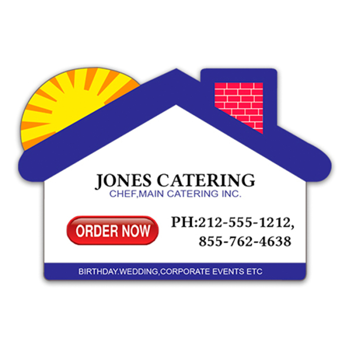 2.75x1.875 Inch Custom Full Color House Magnets
