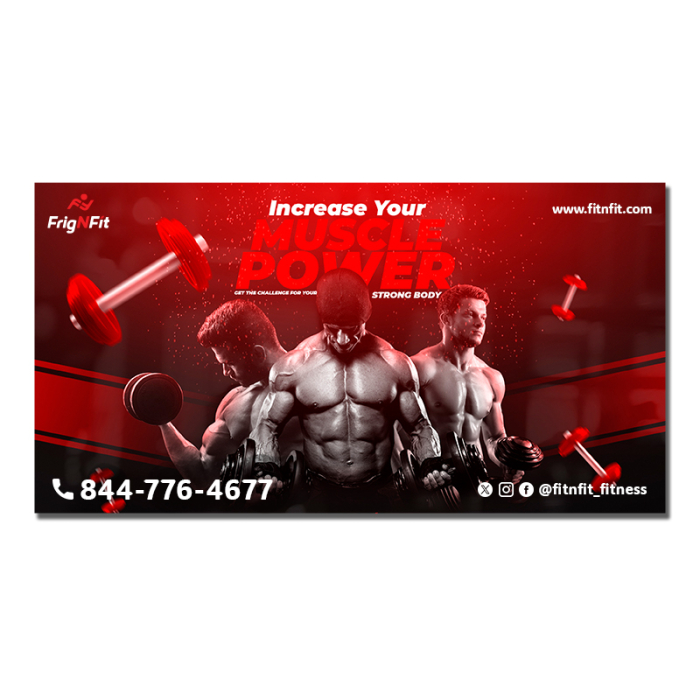 Custom 2.75x5.25 Inch Full Color Magnets