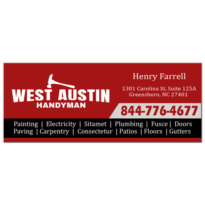 Custom 2x5 Inch Full Color Magnets