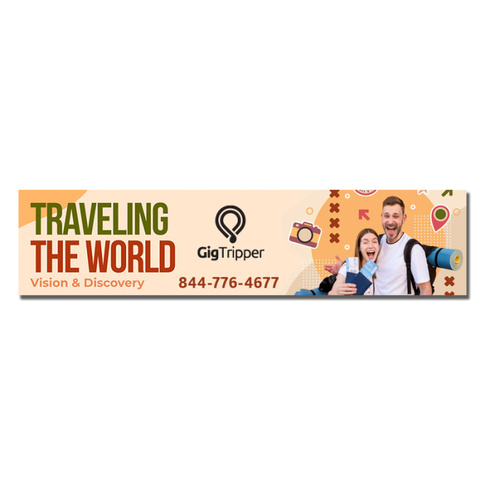 2x8.5 Inch Custom Full Color Magnets