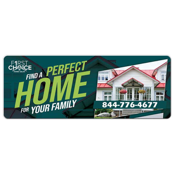 Custom 3x8 Inch Full Color Magnets