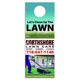 4.25x11 Inch Full Color One Sided Door Hangers - 16...