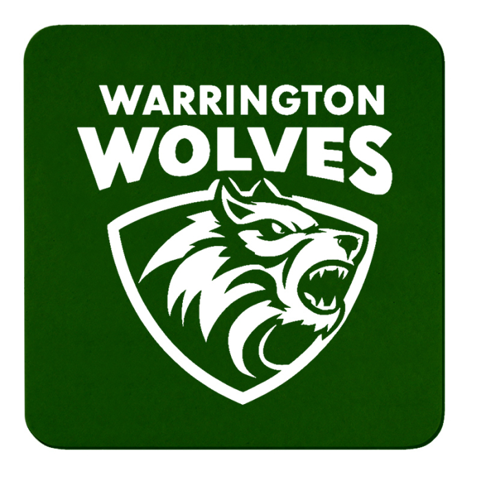 4 Inch Square Personalized 60pt Medium Weight Pulp Board Coasters