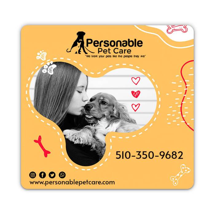 4.5x4.75 Inch Custom Full Color Magnets  