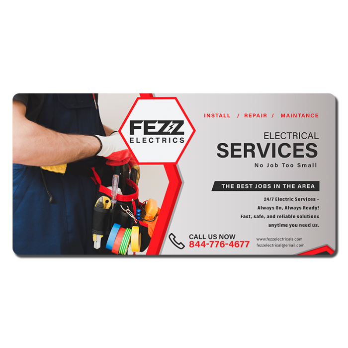 4.5x9 Inch Custom Full Color Magnets