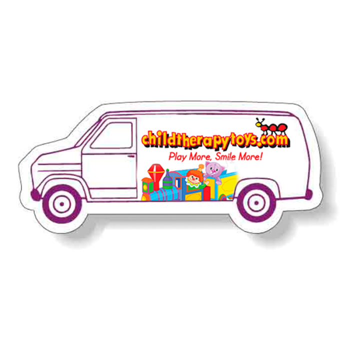 4.125x1.875 Inch Custom Van Shaped Magnets