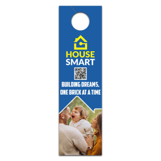4x14 Inch Full Color One Sided Door Hangers - 14 pt