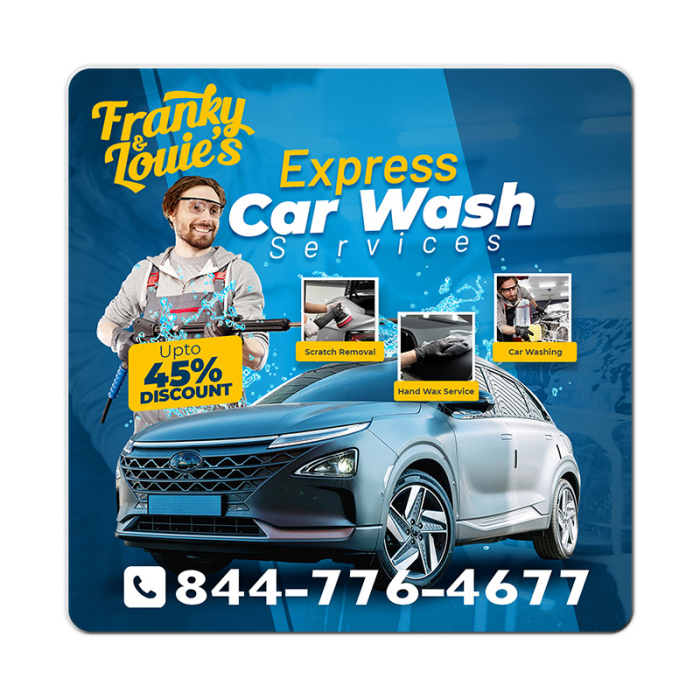 Custom 4x4 Inch Full Color Magnets  