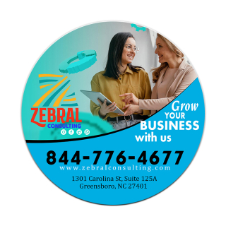 5 Inch Full Color Circle Magnets